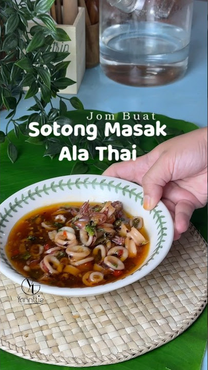 Jom Buat Sotong Masak Ala Thai. #foodie # #food #sotongmasakalathai