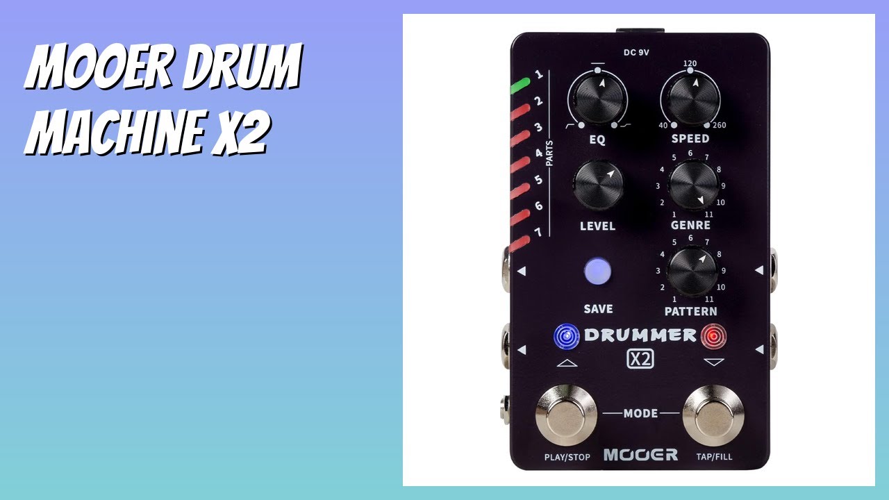 REVIEW (2026): MOOER Drum Machine X2. Features - YouTube