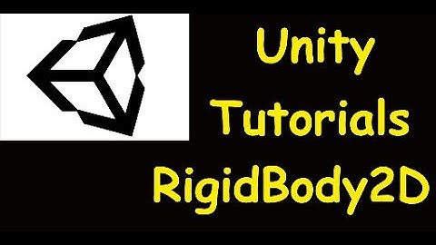 RigidBody2D Component Unity Tutorial