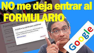 ¡Imposible entrar a un FORMULARIO de GOOGLE !🎯
