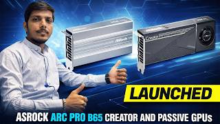 ASRock Intel Arc Pro B65 Creator and Passive Graphics Card Launched - Explained All Spec, Features