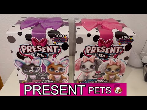 PRESENT PETS by Spin Master - magical animal surprise - interactive plush dog