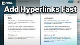 Add Hyperlinks In Coda [Definitive Guide]