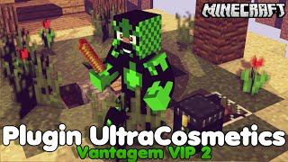 Minecraft Plugin Tutorial UltraCosmetics - Vantagem VIP 2