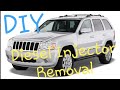 How to changeJeep Grand Cherokee diesel injector removal