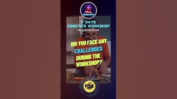 Robotics workshop interview video is here to ignite your curiosity. #stemeducation #stem