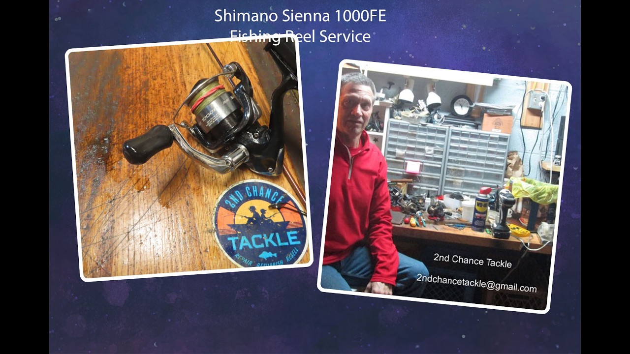 Shimano Sienna 1000FE spin Fishing Reel How to Service and maintain this  fishing reel
