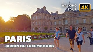 Paris 4K Walk Through The Beautiful Jardin Du Luxembourg