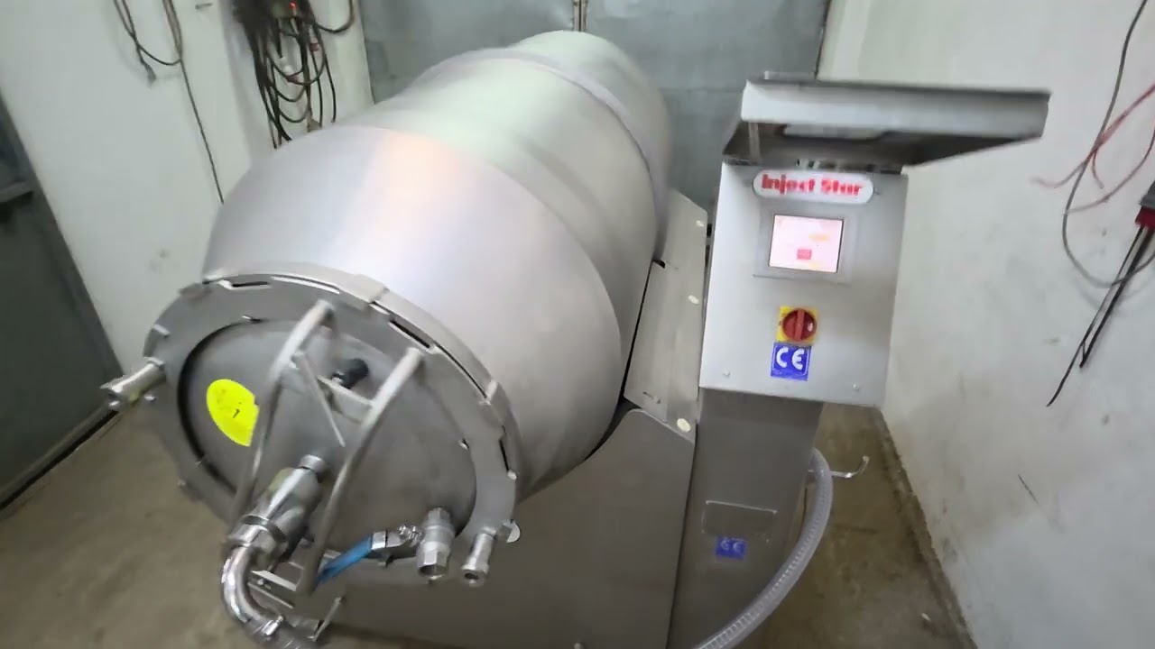 Вживаний вакуумний масажер на 800 л. Inject Star  Австрія. Демонстрація