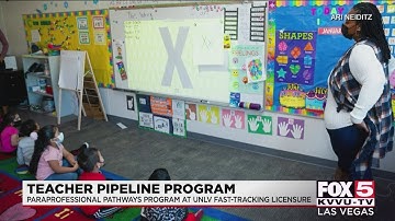 Thumbnail of UNLV program helps fast track support staff into teaching positions at CCSD