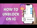 How to Unblock an Instagram Account