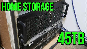 How I store my data, 22 Hard drive storage Server / NAS