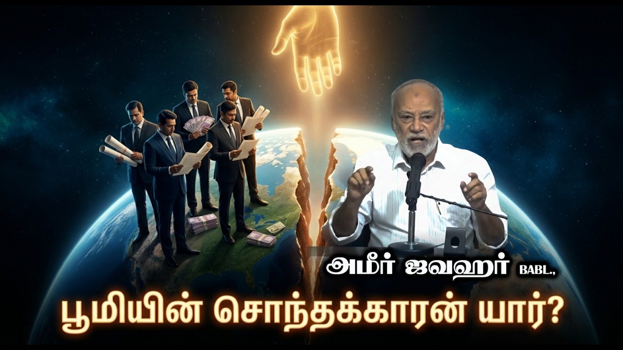 பூமியின் சொந்தக்காரன் யார்┇அமீர் ஜவஹர் BABL.,┇19-04-2026┇Way to Paradise