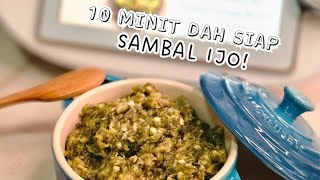 Sambal Cabe Ijo, 10 minit dah siap! #thermomixfood #foodie