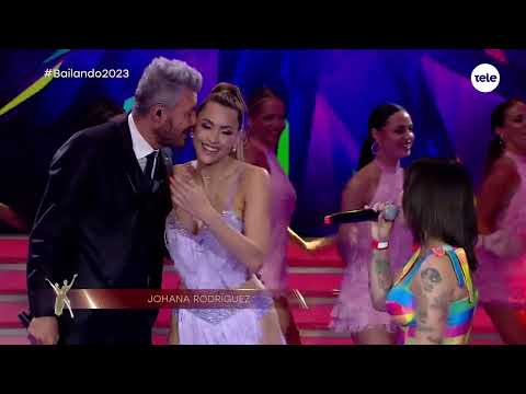 Johana Rodríguez cantó en el Bailando