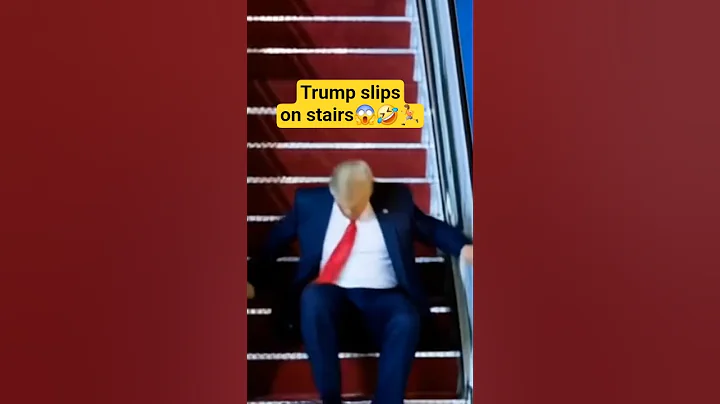 Trump Slips Stair Tumble!😱✈😂 #ai #shorts #comedy #love #trump #trending #viral #funny #youtubeshorts