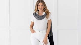 No. 9 | The Sophia Loren - Styling your Dreamsoft Travel Scarf from zestt organics screenshot 3