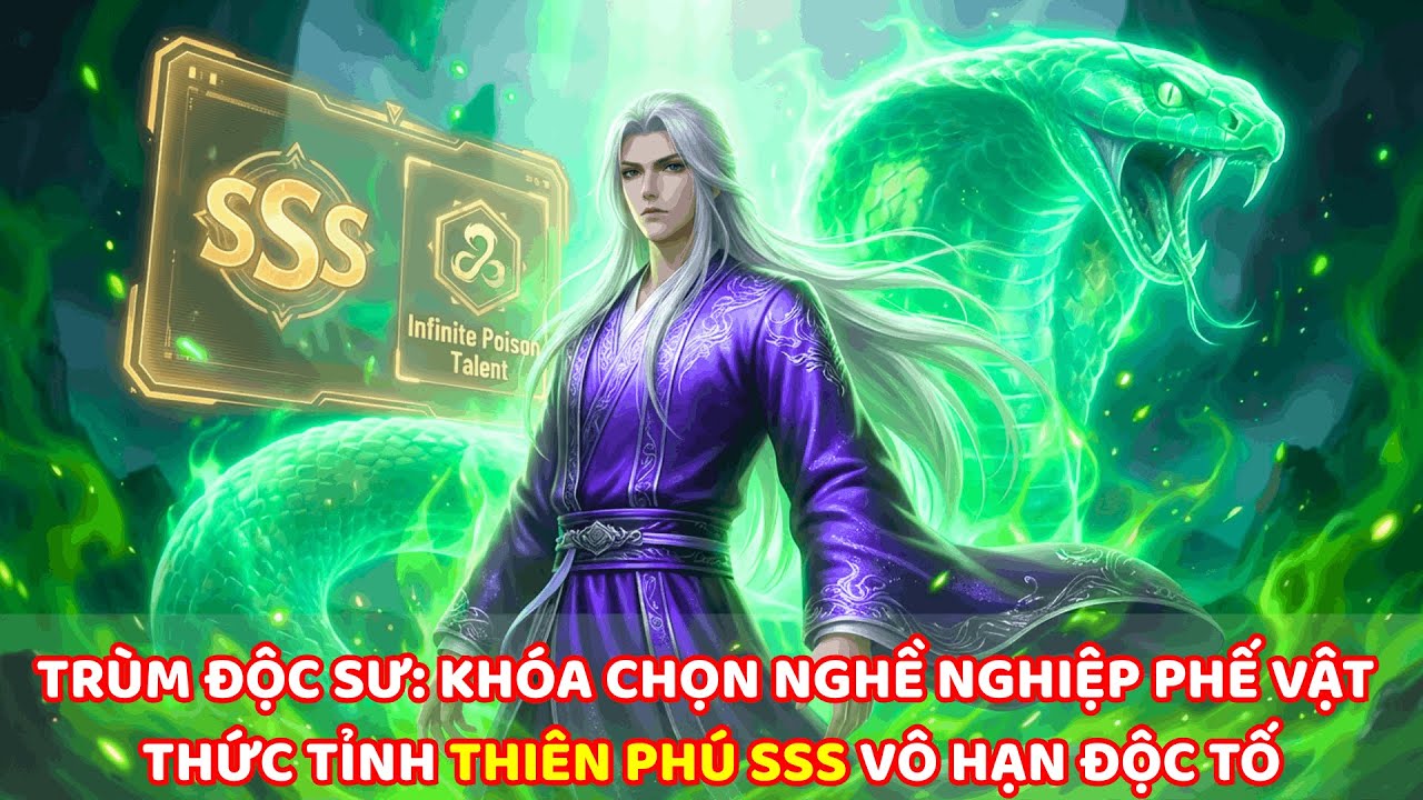 TRÙM ĐỘC SƯ: KHÓA CHỌN NGHỀ NGHIỆP PHẾ VẬT, THỨC TỈNH THIÊN PHÚ SSS VÔ HẠN ĐỘC TỐ