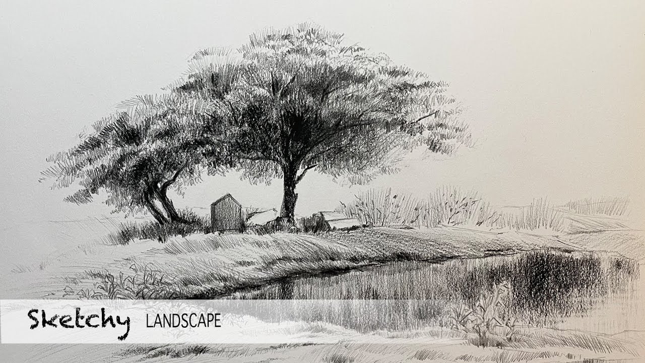 How to draw a Sketchy Landscape : Artist Arpita De