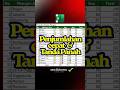 Penjumlahan Cepat di Excel dengan Shortcut &amp; Tampikkan Panah Arah Icon Set