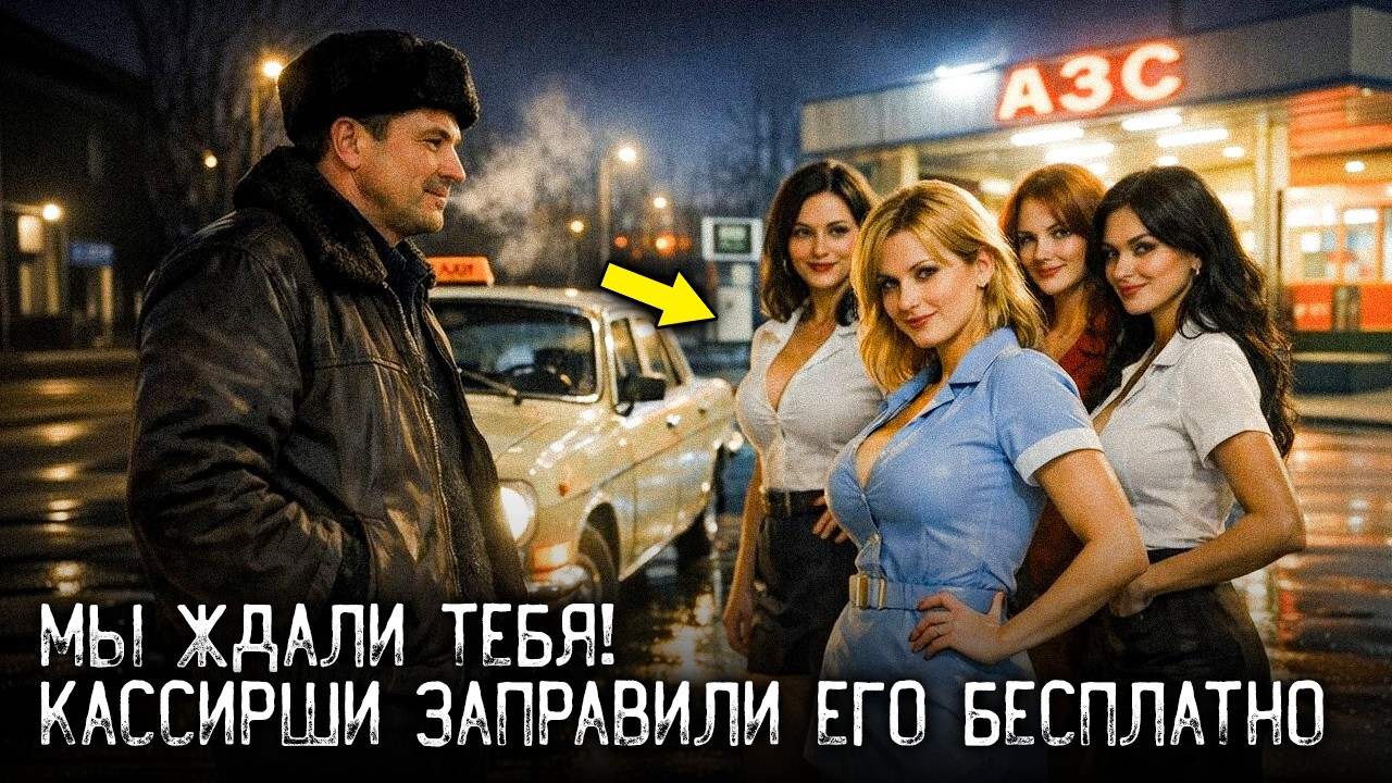 ТАКСИСТ Заехал На НОЧНУЮ ЗАПРАВКУ. 4 КАССИРШИ Жили Там Вахтами. Молодая Призналась: ОСТАНЬСЯ НА НОЧЬ