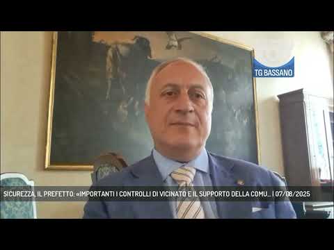SICUREZZA, IL PREFETTO: «IMPORTANTI I CONTROLLI DI VICINATO E IL SUPPORTO DELLA COMU... | 07/08/2025