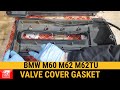 BMW E38 M62TU Valve cover gaskets installation, How to install rocker cover gasket M60 M62 BMW 740i