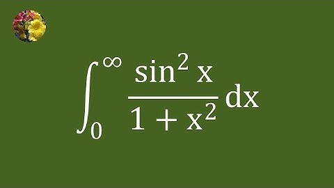 2nd method to evaluate the improper integral using Laplace transform (Mis-3165A)