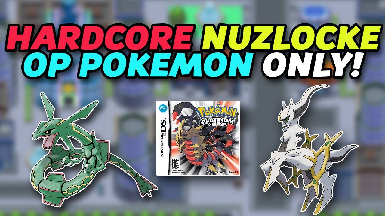 Pokemon Platinum Hardcore Nuzlocke - OP Pokemon ONLY! (No items/No Overlevelling)
