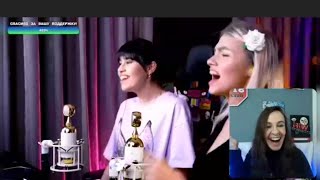 Diana Ankudinova and Sasha Kapustina "Mama I'm Dancing" reaction