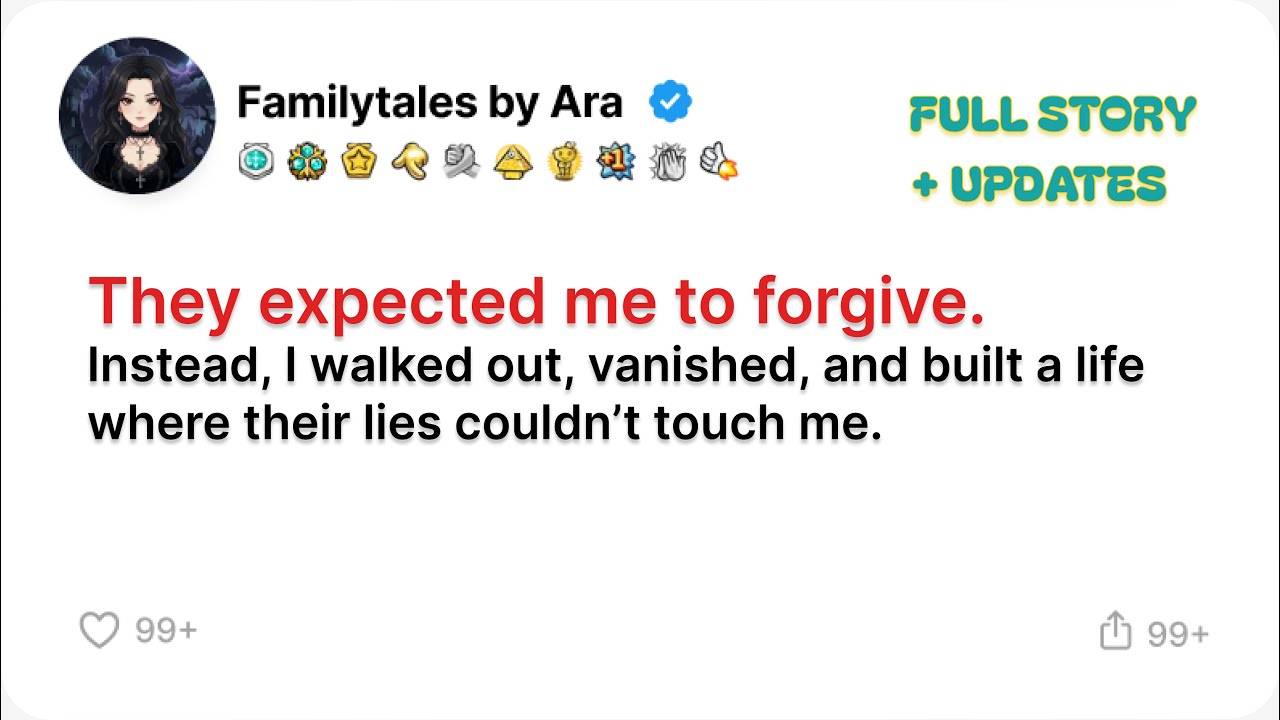 They expected me to forgive. Instead, I walked out, vanished, and built a life... // Reddit Stories