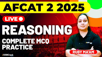 AFCAT 2 2025 Exam Reasoning Live - Complete MCQ