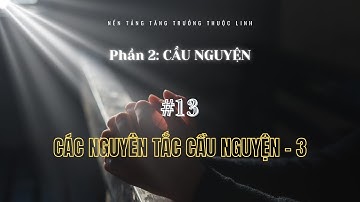 Bài 13: CÁC NGUYÊN TẮC CẦU NGUYỆN - P. 3 | CẦU NGUYỆN || MSB