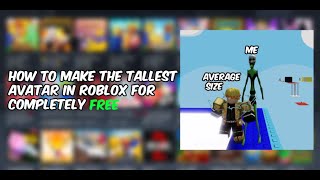 Replying to @😂 tallest free roblox avatar #rbx #roblox #free #robloxa
