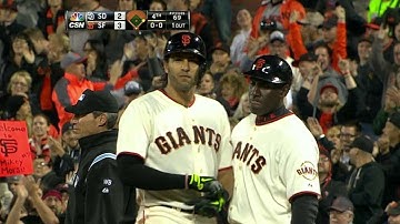 Morse singles in a pair, gives Giants the lead
