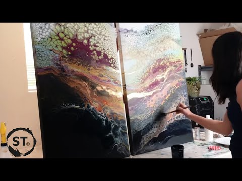 Video: Nuotraukos su montavimo elementais. Rytų tapyba Kim Yong Soo