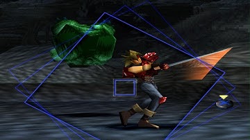 The Legend of Dragoon Passing through The limestone cave