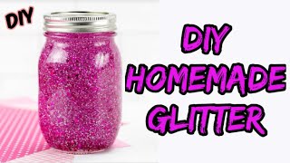how to make glitter at home - diy glitter sand/ homemade glitter/ coloured Sand Substitute/ Twin Tag