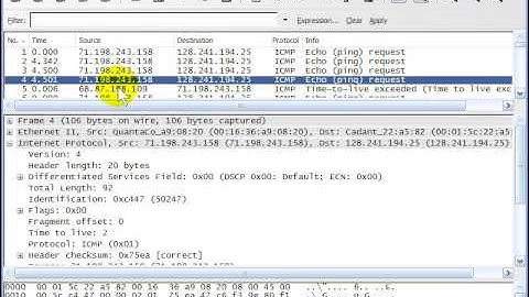 Wireshark TCP-IP Network Analysis WSU02 05 icmp