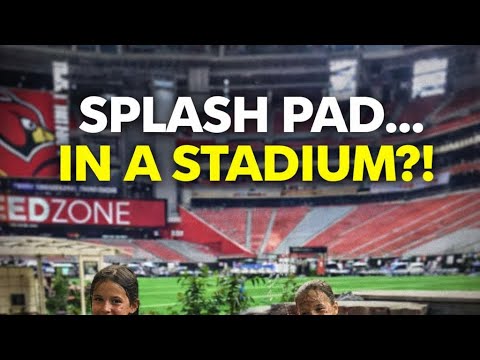 We Built a Splash Pad Inside a Football Stadium