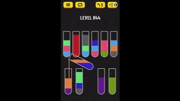 Water Sort Puzzle Level 844