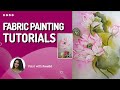 Fabric painting on Silk kota saree | Paint with Preethi