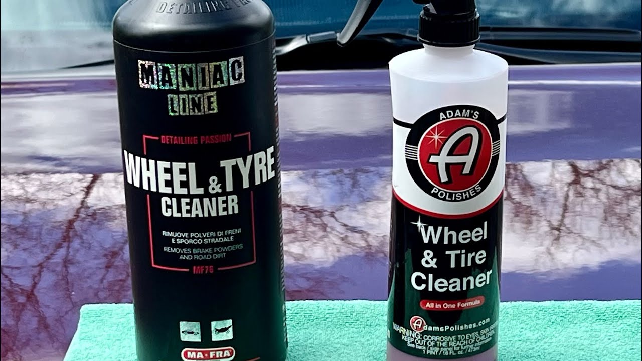 Maniac Line vs Adam's Polishes wheel and tire cleaner battle! YouTube