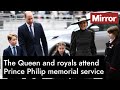 The Queen and senior royals attend Prince Philip memorial service