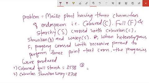 Three point test cross