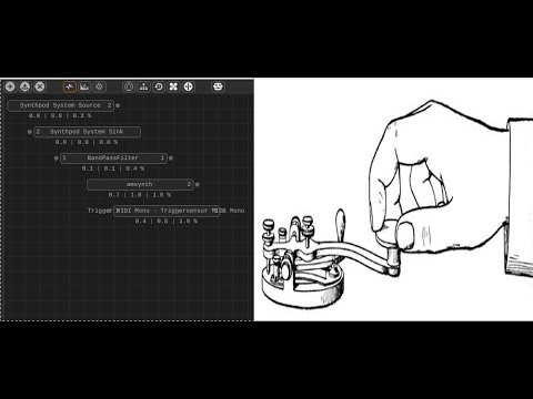Using the Linux audio APP - Synthpod - to build a Morse Code Practice Oscillator