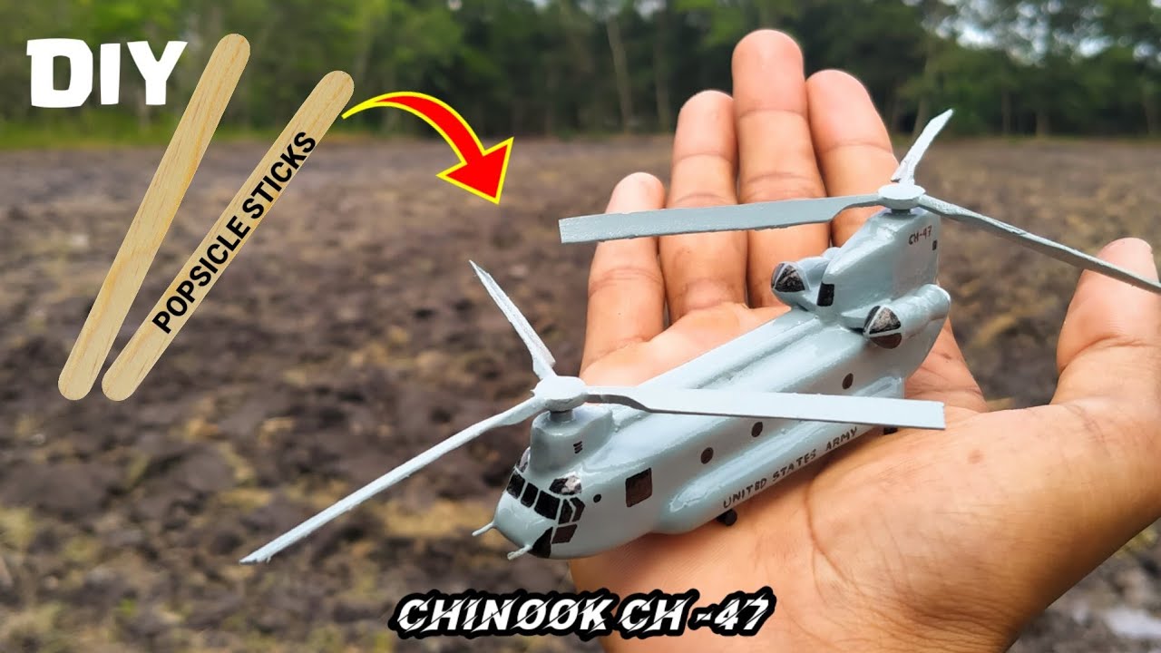 Сборка модели вертолета CHINOK CH-47 | Самолет своими руками