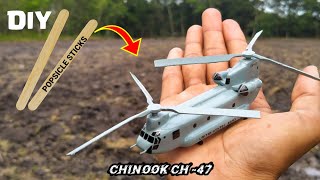 Build Chinook CH -47 Helicopter Model | DIY Airplane