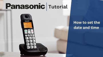 How to set the date and time on your Panasonic home phone