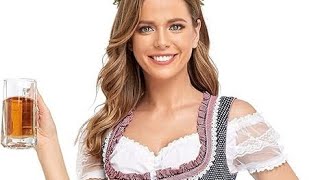 Oktoberfest Costumes Women Dirndl Dresses 3 Pcs German Oktoberfest #affiliateallbd #amazonstyle